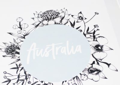 Australia art - Golden Wattle poster